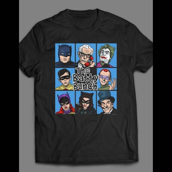 1960s BATMAN TV SERIES “BATTY BUNCH” SHIRT - Picture 1 of 1